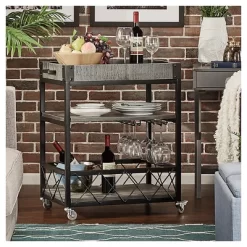 Ronay Bar Cart - Inspire Q 22 Ronay Bar Cart - Inspire Q -Furniture Specialty Store GUEST 4978f3bf 00ec 4e27 ae96 132e2677a1e1