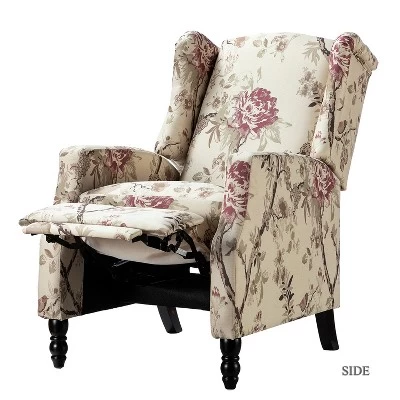 Victor Modern Manual Leather Recliner For Livingroom | Karat Home- Bird 6 Victor Modern Manual Leather Recliner For Livingroom | Karat Home- Bird - Image 4