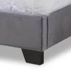 Darcy Velvet Upholstered Bed - Baxton Studio -Furniture Specialty Store GUEST 4a09d3f0 8afb 4739 acf2 88e05d654ac7
