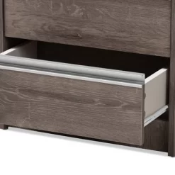 Gallia Modern And Contemporary Oak Finished 2 Drawer Nightstand Brown - Baxton Studio 14 Gallia Modern And Contemporary Oak Finished 2 Drawer Nightstand Brown - Baxton Studio -Furniture Specialty Store GUEST 4a3ddb33 001f 4309 a8fa 9d730a91bde8