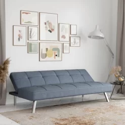 Colette Convertible Futon Sofa Bed Light Gray - Serta -Furniture Specialty Store GUEST 4a478833 494c 425e 93f6 a5b29adcd7e0
