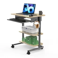Stand Up Desk Store Adjustable Height Mobile Workstation With Retractable Keyboard Tray (29” Wide) -Furniture Specialty Store GUEST 4b0ce316 70b1 43cd 9954 6b30d9ee1d3d