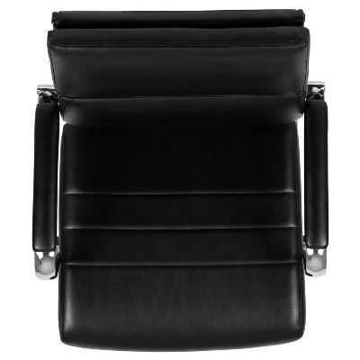 Emma And Oliver Mid-Back LeatherSoft Contemporary Panel Executive Swivel Office Chair 10 Emma And Oliver Mid-Back LeatherSoft Contemporary Panel Executive Swivel Office Chair - Image 8