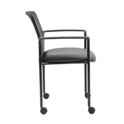 Mesh Guest Chair With Casters Black - Boss Office Products -Furniture Specialty Store GUEST 4c315a1e c34c 44ba 85b1 861c10b3b33b