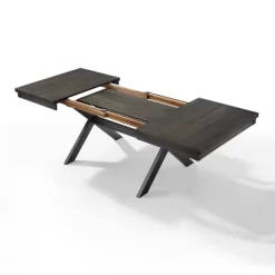 6pc Hayden Extendable Dining Set With Bench And 4 Upholstered Chairs Slate - Crosley -Furniture Specialty Store GUEST 4c9b0f6a 1e7a 4c97 81c6 59a2db625865