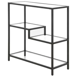 36" Tall Black Bronze Bookcase - Henn&Hart -Furniture Specialty Store GUEST 4d2c3731 0e98 4b1c 81ec 7efce21a9460