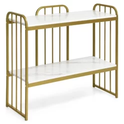 Costway 2-Tier Console Table Modern Buffet Serving Table Storage Shelf For Entryway 17 Costway 2-Tier Console Table Modern Buffet Serving Table Storage Shelf For Entryway -Furniture Specialty Store GUEST 4dbf9f42 00c2 40fc 86df a83478478ea6
