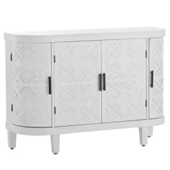 Accent Storage Cabinet Wooden Sideboard Cabinet With Antique Pattern Doors-ModernLuxe -Furniture Specialty Store GUEST 4e8ff0f7 fe97 473d 9d6c 7202d0f2c41d
