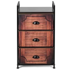 Costway 3 Drawer Fabric Dresser Storage Sturdy Steel Frame Closet -Furniture Specialty Store GUEST 4e9f639c b4f5 4991 b9cc 941c388ba780