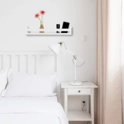 18" X 3.2" 18" Decorative Spice Organizer Rack Shelf White – Danya B. -Furniture Specialty Store GUEST 4eff319e 1279 4943 8eeb 8020d9563e7d