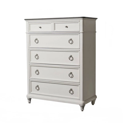 4pc Cristina Bedroom Set White - Abbyson Living 4 4pc Cristina Bedroom Set White - Abbyson Living - Image 2