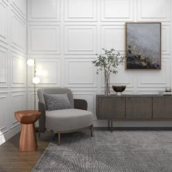 Metal Pedestal Stool Flat Top Copper - Olivia & May -Furniture Specialty Store GUEST 50bc6f14 b013 44a7 89f7 4070e8897183