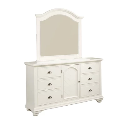 6pc Queen Addison Panel Bedroom Set Dove White - Picket House Furnishings 4 6pc Queen Addison Panel Bedroom Set Dove White - Picket House Furnishings - Image 2