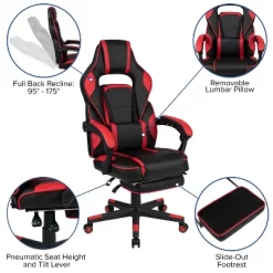Flash Furniture Gaming Desk With Cup Holder/Headphone Hook/Removable Mousepad Top & Reclining Back/Arms Gaming Chair With Footrest 22 Flash Furniture Gaming Desk With Cup Holder/Headphone Hook/Removable Mousepad Top & Reclining Back/Arms Gaming Chair With Footrest -Furniture Specialty Store GUEST 52358082 ca4c 45c8 9eaf 3a2ee41b9626