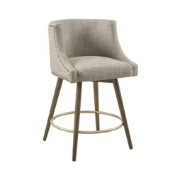 Powell Swivel Counter Height Barstool With 360-degree Swivel Seat Gray -Furniture Specialty Store GUEST 52695042 fbba 4e84 96a7 6869d6ff7a1b