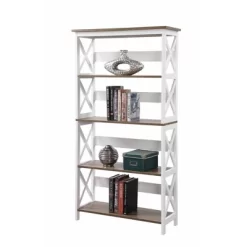 60" Oxford 5 Tier Bookcase - Breighton Home -Furniture Specialty Store GUEST 530dcbb7 b8da 49ad bf42 8d09aa18f9dd