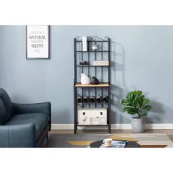 Praha Bakers Rack Black - Boraam -Furniture Specialty Store GUEST 539b00c5 e3ab 45e8 9597 c3e788ab660c