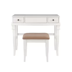 Adler Vanity Set White - Linon -Furniture Specialty Store GUEST 54bd57e6 88fd 4479 9229 32222feeec28
