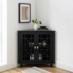 2 Door Corner Accent Cabinet With Fretwork Doors - Saracina Home 18 2 Door Corner Accent Cabinet With Fretwork Doors - Saracina Home -Furniture Specialty Store GUEST 56432bd0 d98d 41c7 8ca0 8e740f3e8fc7