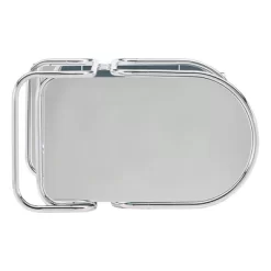 Bedford Chrome Finish Round Edge Bar Cart Silver - Inspire Q -Furniture Specialty Store GUEST 577c4e71 d8a1 421e adf0 a20d838894a1