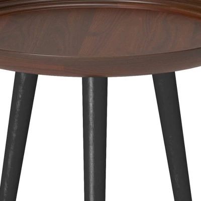 Joellla Round Side Table Cognac - WyndenHall 4 Joellla Round Side Table Cognac - WyndenHall - Image 2