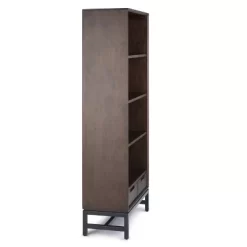 66" Devlin Mid-Century Bookshelf Walnut Brown - WyndenHall -Furniture Specialty Store GUEST 59308ad3 81ac 4099 a7b3 3d7a9b7f70de
