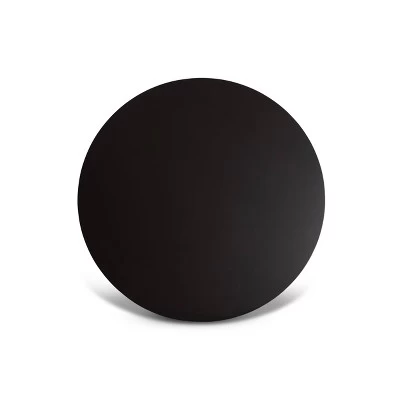 35" Ela Wide Round Wood Dining Table - Baxton Studio 4 35" Ela Wide Round Wood Dining Table - Baxton Studio - Image 2