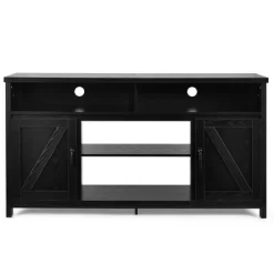 Costway 59'' TV Stand Media Center Console Cabinet W/ Barn Door For TV's 65'' NaturalBlackCoffee -Furniture Specialty Store GUEST 59cc9011 92c6 4fa5 ac1a 918ec8cfe285