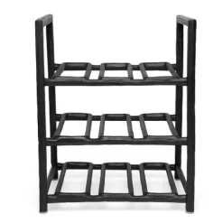 BIRDROCK HOME Bottle Rack - Black - Holder (9 Bottle) 9 BIRDROCK HOME Bottle Rack - Black - Holder (9 Bottle) -Furniture Specialty Store GUEST 5b062edd 5a79 4ed9 a984 b7278ee6a77e