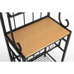 Praha Bakers Rack Black - Boraam -Furniture Specialty Store GUEST 5b2e4e7a 33ef 4133 b1a4 84c5a3788318