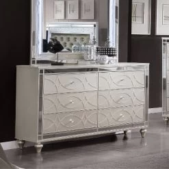 3pc Queen La Mesa Bed Nightstand And Dresser Set Silver - HOMES: Inside + Out 16 3pc Queen La Mesa Bed Nightstand And Dresser Set Silver - HOMES: Inside + Out -Furniture Specialty Store GUEST 5b3b47de 6132 47e6 a794 d6785296bc98