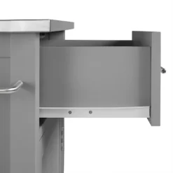 Savannah Stainless Steel Top Compact Kitchen Island Cart Gray - Crosley -Furniture Specialty Store GUEST 5c1b86d6 455a 4c84 ab78 1bb1eb3d4434