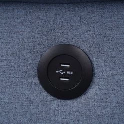 78" Nichelle Sofa Blue Fabric - Acme Furniture -Furniture Specialty Store GUEST 5c8e7b94 a160 4ac0 aa8a 2af38c451ee7