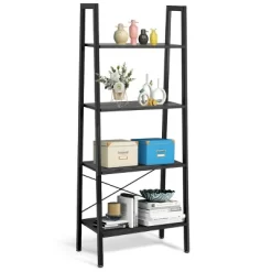 Tangkula 4-Tier Ladder Bookshelf Display Ladder Rack Free-Standing Plant -Furniture Specialty Store GUEST 5dcdef9a 49e9 47ee a633 baa62572e59a