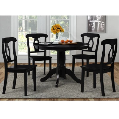 5pc Stella Pedestal Dining Set - Dorel Living 7 5pc Stella Pedestal Dining Set - Dorel Living - Image 5
