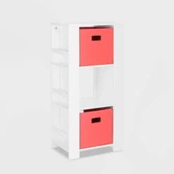 RiverRidge Home Kids' Book Nook Collection Cubby Storage Tower And Bookshelves With 2 Bins - RiverRidge -Furniture Specialty Store GUEST 5f19444e 3e8d 4352 9ffa 0237eb224a91