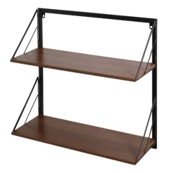 Honey-Can-Do 2 Tier Laundry Shelf With Wood Walnut 13 Honey-Can-Do 2 Tier Laundry Shelf With Wood Walnut -Furniture Specialty Store GUEST 5f221ddc 0826 4b32 bf1f 0d3967b9e1d3