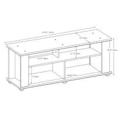 Bakersfield Ravenwood TV Stand For TVs Up To 55" Black - CorLiving -Furniture Specialty Store GUEST 616e5d5b 80f0 48d1 9ff3 f5d3d35fdbdf
