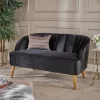 Amaia Modern New Velvet Settee - Christopher Knight Home