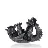 True Dragon Wine Bottle Holder | Fantasy Tabletop Statue, Gothic Wine Accessory, Soft Base Protects Tables, Pewter Color Finish -Furniture Specialty Store GUEST 6370024b 12bf 44ed a61e fcc39ed15d96