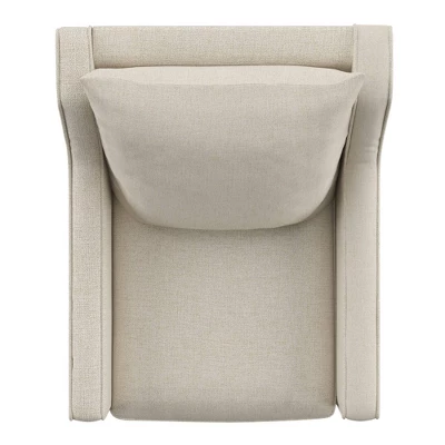 Madge Tweed Accent Chair Oatmeal - Inspire Q 7 Madge Tweed Accent Chair Oatmeal - Inspire Q - Image 5