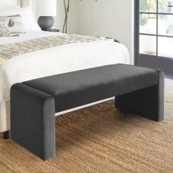 Kaia 47" Velvet Waterfall Upholstered Bench-The Pop Maison 27 Kaia 47" Velvet Waterfall Upholstered Bench-The Pop Maison -Furniture Specialty Store GUEST 646e4cc5 973c 423e 9a14 1ace146b5dc4