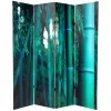 6" Double Sided Bamboo Tree Canvas Room Divider Green - Oriental Furniture -Furniture Specialty Store GUEST 646ecb86 4660 43b0 874e 070a909691e2