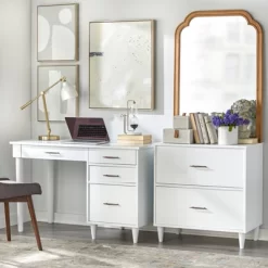 Ana Work Study Desk With Drawers - Lifestorey -Furniture Specialty Store GUEST 65742617 99a1 4ca1 a785 84e4434249eb