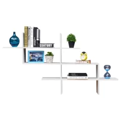 3 Tier Floating Ladder Accent Shelf - Danya B -Furniture Specialty Store GUEST 65ef0593 8cd3 4e37 bcad b5b074dedbbf