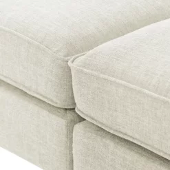 81.8" Upholstered Country Loveseat Sofa With Wooden Legs And Two Throw Pillows-ModernLuxe -Furniture Specialty Store GUEST 66789680 665c 4c82 ab04 56440e21ea2a