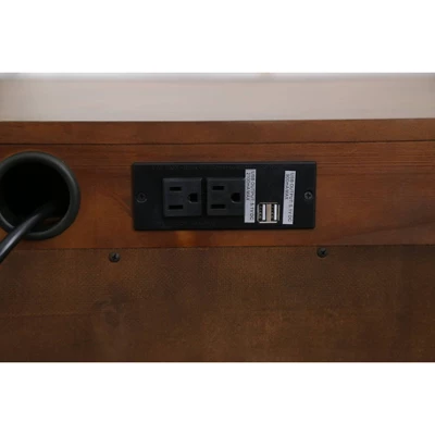 3pc Aurora Mid-Century Bedroom Set Gray - Abbyson Living 12 3pc Aurora Mid-Century Bedroom Set Gray - Abbyson Living - Image 10