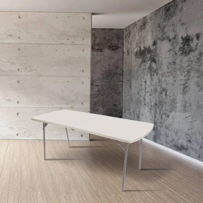 30"x72" Heavy Duty Fold In Half Table Speckled Gray - Hampden Furnishings 7 30"x72" Heavy Duty Fold In Half Table Speckled Gray - Hampden Furnishings - Image 5