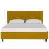 Olivia Upholstered Platform Bed In Velvet - Skyline Furniture