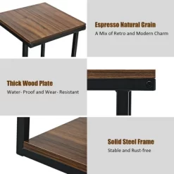 Costway 3-Tier End Table Side Table Night Stand W/ Storage Shelf For Living Room -Furniture Specialty Store GUEST 67aab80b 717e 4124 8d07 a9ef013701a6